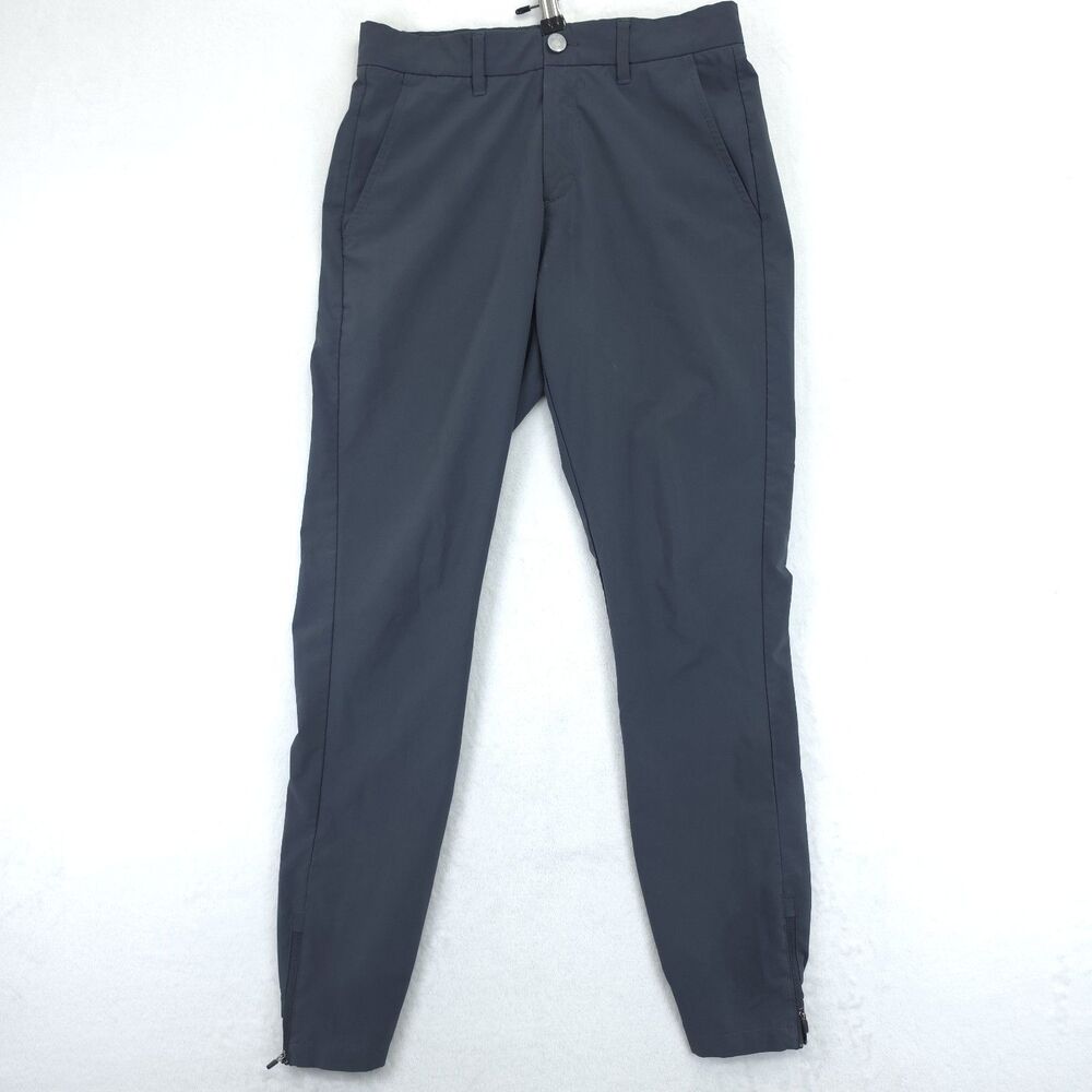 Primo Pants Mens 28x28 Gray Golf Jogger Stretch Zipper Ankle Spandex Polyester